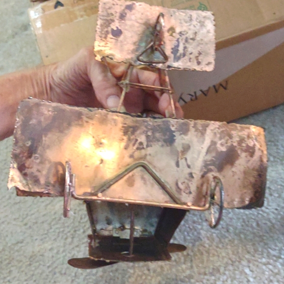 Vintage brass airplane musical - Picture 7 of 10